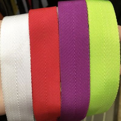 Kalite  Herribone Polypropylene Webbing 20mm 25mm ISO14001 Pp Webbing Fabrika