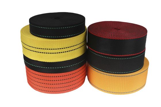 Hava koşullarına dayanıklı UV Direnci 1 mm Kemerler Hafif Polypropylene Webbing
