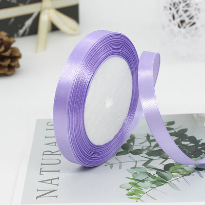 Tek Yüzlü Çeşitli Poliester Naylon Saten Kurdele 100 Yard 3mm-10mm