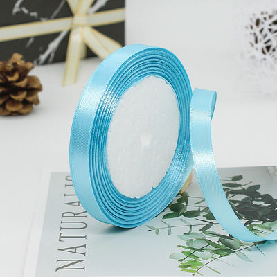 Tek Yüzlü Çeşitli Poliester Naylon Saten Kurdele 100 Yard 3mm-10mm