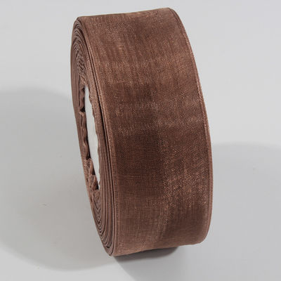 2.5cm Polyester Organza Kurdele, DIY yaylar veya düğün süslemesi veya pasta sargıları için