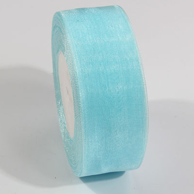 2.5cm Polyester Organza Kurdele, DIY yaylar veya düğün süslemesi veya pasta sargıları için