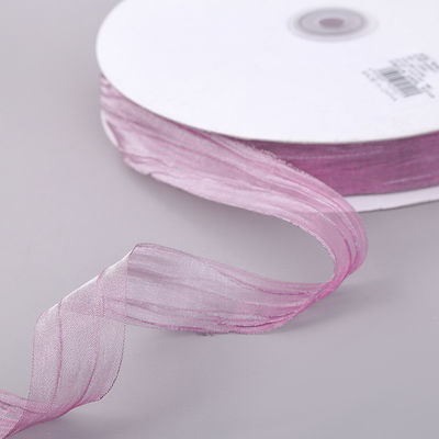 Hediye Paketi 25mm Organza Kurdele Kore 2.5cm Keskin Kablolu Kurdele
