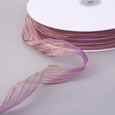 Hediye Paketi 25mm Organza Kurdele Kore 2.5cm Keskin Kablolu Kurdele