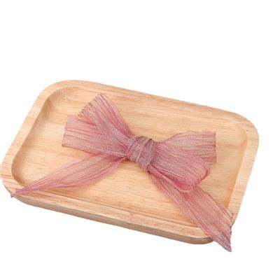 Hediye Paketi 25mm Organza Kurdele Kore 2.5cm Keskin Kablolu Kurdele