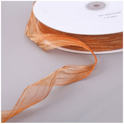 Hediye Paketi 25mm Organza Kurdele Kore 2.5cm Keskin Kablolu Kurdele