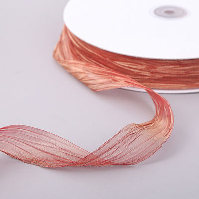 Hediye Paketi 25mm Organza Kurdele Kore 2.5cm Keskin Kablolu Kurdele