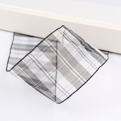 Çiçek çikolata hediye paketleme için 6mm-38mm plaid polyester organza kurdele