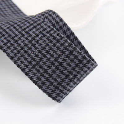 Polyester Kırmızı Houndstooth Şerit 10mm-40mm Satin Poly Şerit