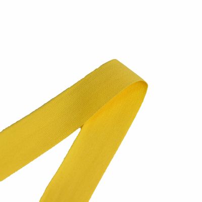 25mm Katı Sarı Twill Teyp 100% Pamuk Twill Teyp