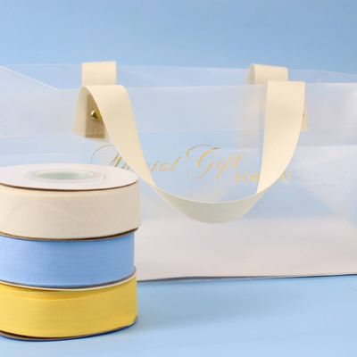 25mm Katı Sarı Twill Teyp 100% Pamuk Twill Teyp