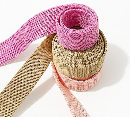 Pembe Kaplama Kağıdı Kurdele Çift Katman Çürük Hediye Kaplama Ve Kurdele