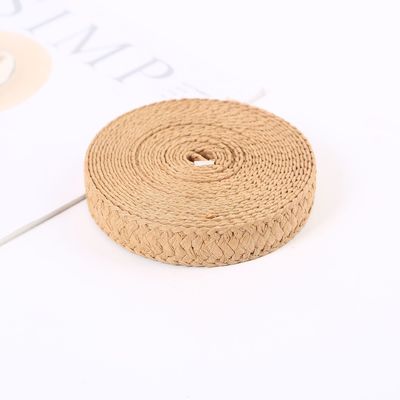 FSC Sertifikası Raffia Dokumalı Kağıt Kurdele Ekolojik Arkadaşça Paketli Hediye Kağıt Kurdele