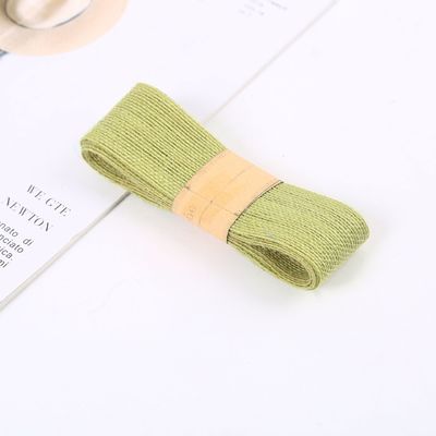 Orang Kırmızı Yeşil Jute Fırçalı Kurdele Çok Kullanımlı İnce Fırçalı Kurdele