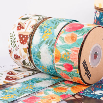 Polyester Çift Taraflı Baskılı Şerit 25mm-40mm Geniş ISO9001