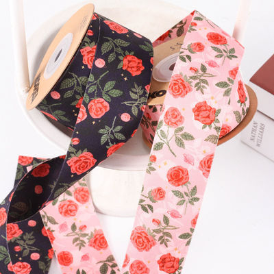 2.5cm-4cm Polyester Şerit Çift Yüzlü Dikiş Kenarlı Paket Şerit