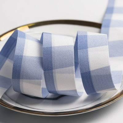 Siyah ve Beyaz Çerezli Kablolu Kurdele 7mm-40mm Polyester Kurdele Rulo