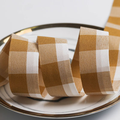 Siyah ve Beyaz Çerezli Kablolu Kurdele 7mm-40mm Polyester Kurdele Rulo