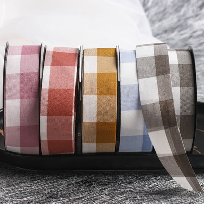 Siyah ve Beyaz Çerezli Kablolu Kurdele 7mm-40mm Polyester Kurdele Rulo