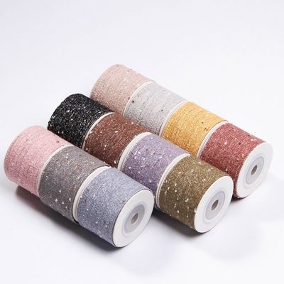 Çift Yüzlü Pamuk Linen Kurdele 6mm-40mm Özel Kurdele Ruloları OEM