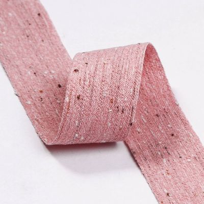 Çift Yüzlü Pamuk Linen Kurdele 6mm-40mm Özel Kurdele Ruloları OEM