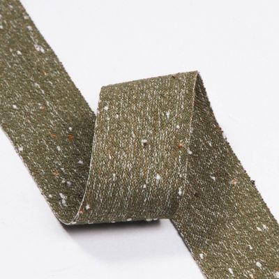 Çift Yüzlü Pamuk Linen Kurdele 6mm-40mm Özel Kurdele Ruloları OEM
