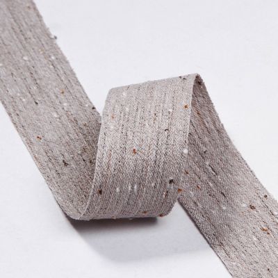Çift Yüzlü Pamuk Linen Kurdele 6mm-40mm Özel Kurdele Ruloları OEM