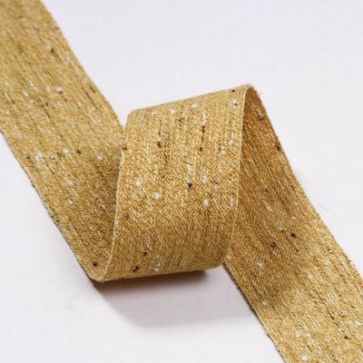 Çift Yüzlü Pamuk Linen Kurdele 6mm-40mm Özel Kurdele Ruloları OEM