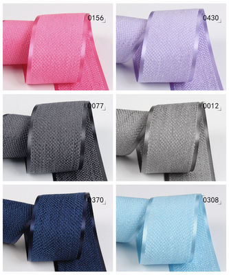 Kore Polyester Pamuk Kadife Kurdele 10mm-40mm Yeşil Kadife Kablolu Kurdele
