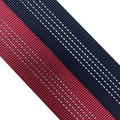 ISO9001 Polypropylene Webbing Strap 38mm Kırmızı Naylon Webbing