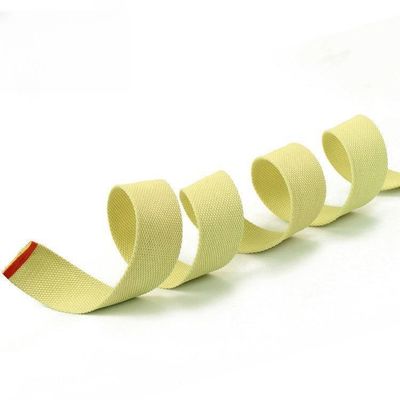 10mm-80mm Yangına dayanıklı Webbing Yangına karşı Kevlar Webbing Kemerleri