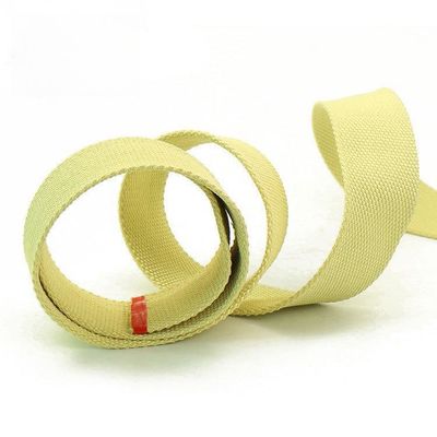 10mm-80mm Yangına dayanıklı Webbing Yangına karşı Kevlar Webbing Kemerleri