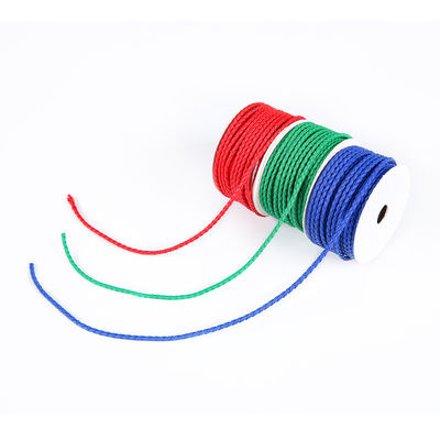 DIY 2 örgülü ip 5mm Siyah Çift örgülü Naylon ip