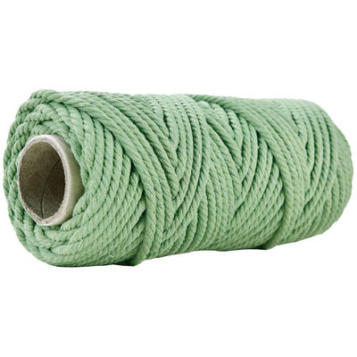 50m tozlu pembe makram ipi 5mm ISO9001 pembe pamuklu ip 3 iplik