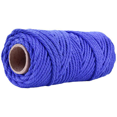 50m tozlu pembe makram ipi 5mm ISO9001 pembe pamuklu ip 3 iplik