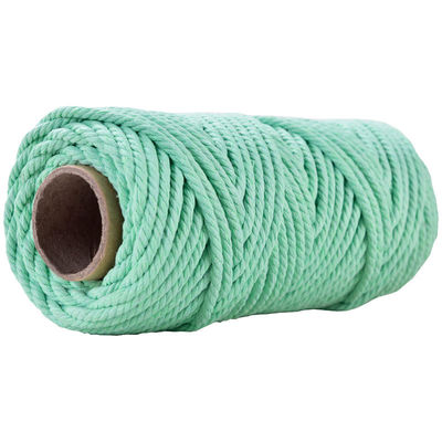 50m tozlu pembe makram ipi 5mm ISO9001 pembe pamuklu ip 3 iplik