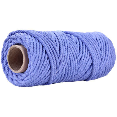 50m tozlu pembe makram ipi 5mm ISO9001 pembe pamuklu ip 3 iplik