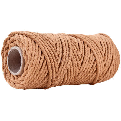 50m tozlu pembe makram ipi 5mm ISO9001 pembe pamuklu ip 3 iplik