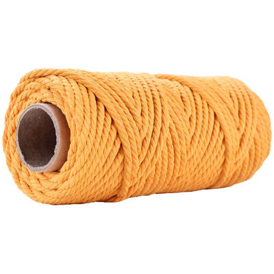 50m tozlu pembe makram ipi 5mm ISO9001 pembe pamuklu ip 3 iplik