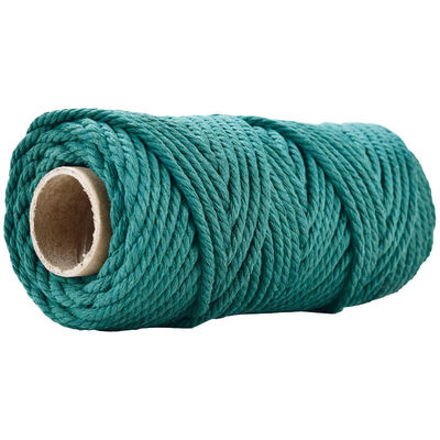50m tozlu pembe makram ipi 5mm ISO9001 pembe pamuklu ip 3 iplik