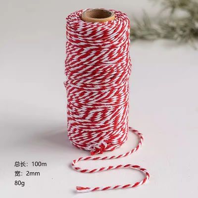 DIY 2 iplik bükülmüş kordon 550 pound 2 mm pamuk makrame kordonu