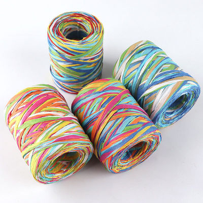 Diy Raffia 100m Noel örülmüş kağıt ipi