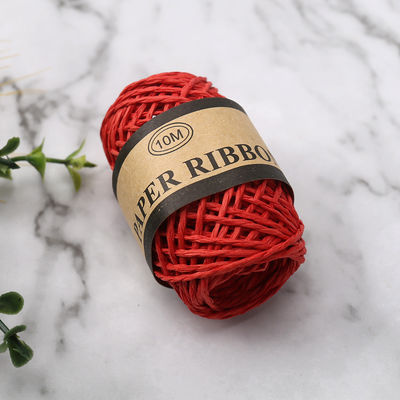 Renkli 2mm Kağıt İpi 10m Eco Friendly DIY Craft Kağıt İpi