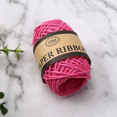 Renkli 2mm Kağıt İpi 10m Eco Friendly DIY Craft Kağıt İpi