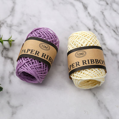 Renkli 2mm Kağıt İpi 10m Eco Friendly DIY Craft Kağıt İpi