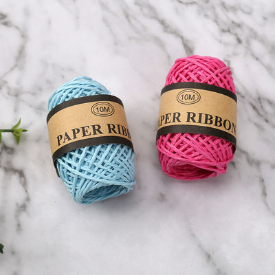 Renkli 2mm Kağıt İpi 10m Eco Friendly DIY Craft Kağıt İpi