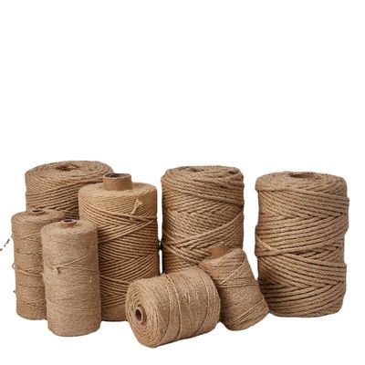 1mm-20mm Renkli Jute Twine ISO9001 Ekolojik Dost 6mm Jute İpi