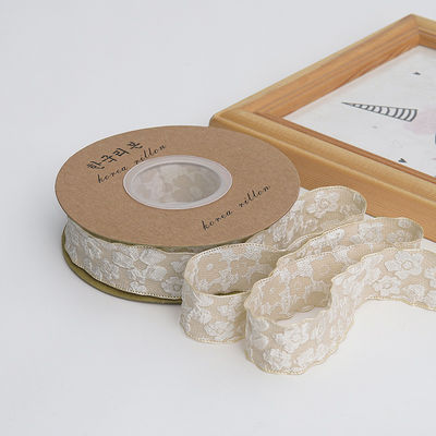 25 mm poliester şampanya dantel kurdele