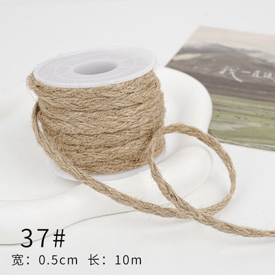 Noel Kahverengi Kırmızı Şerit 5mm-45mm Kablolu Kırmızı Şerit