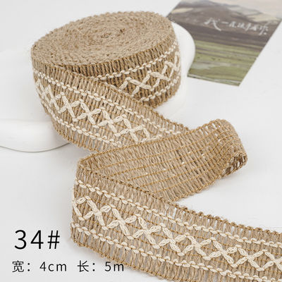 Noel Kahverengi Kırmızı Şerit 5mm-45mm Kablolu Kırmızı Şerit